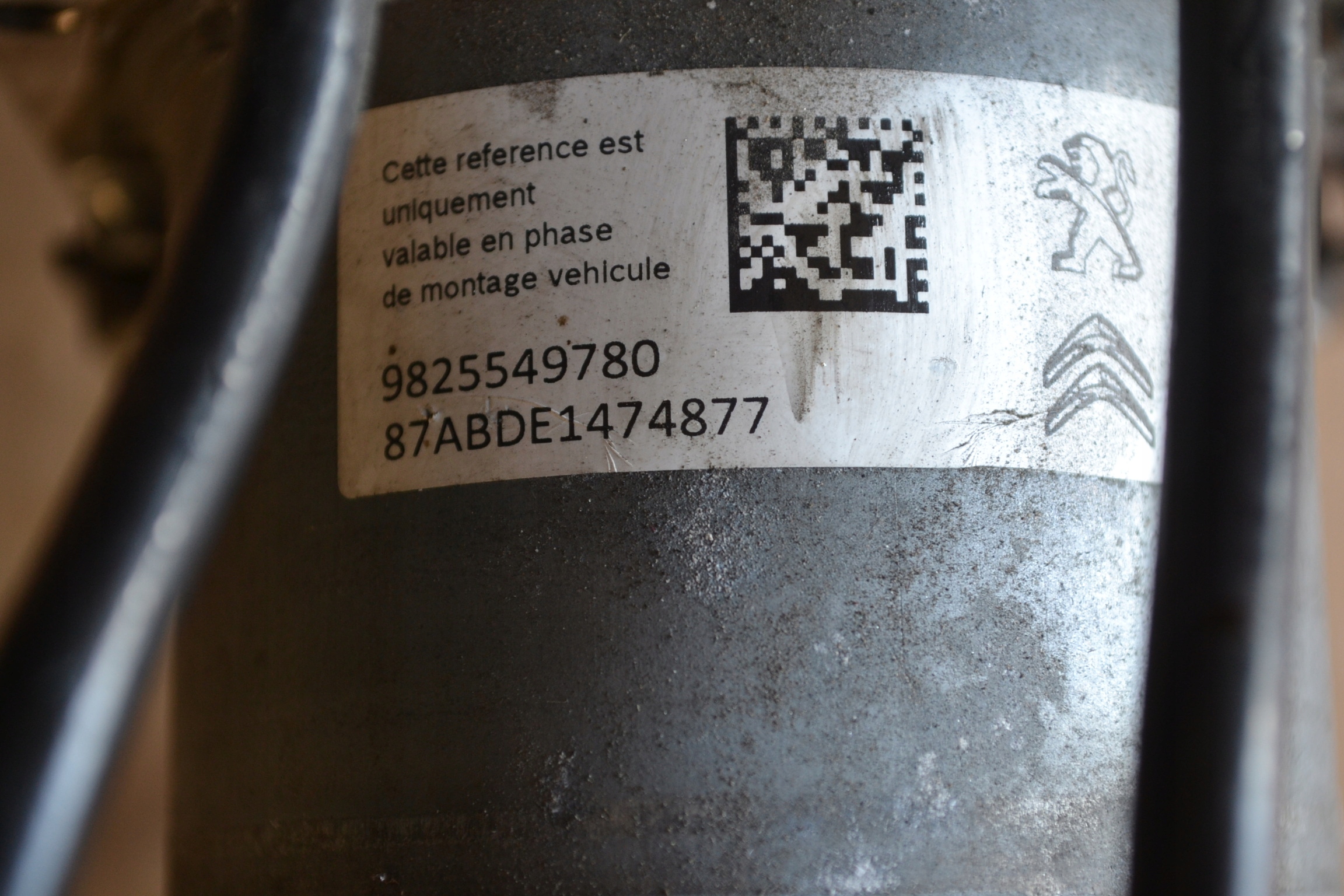 PEUGEOT 3008 Servofreno ABS 9825549780
