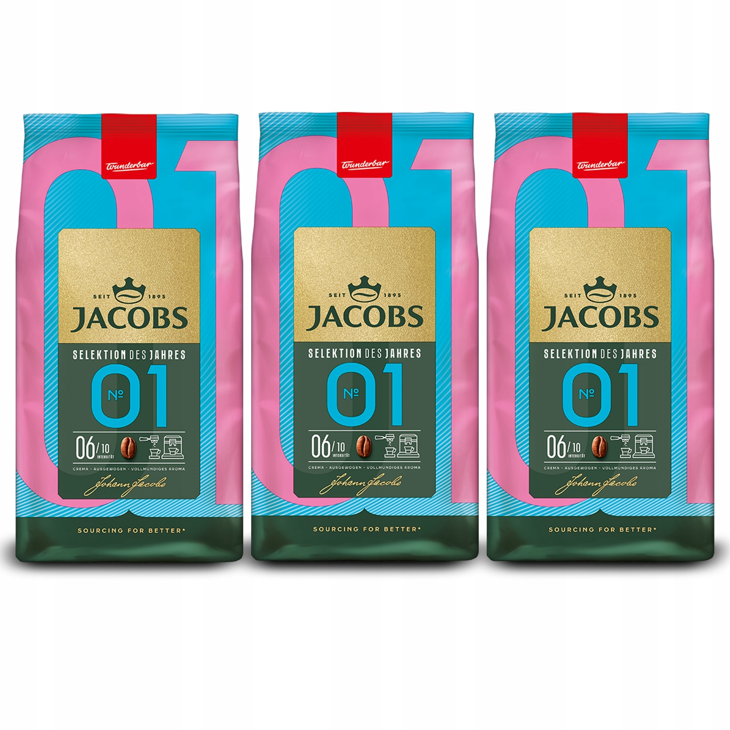 Kawa ziarnista Jacobs Selection Of The Year No. 1 3x 1kg