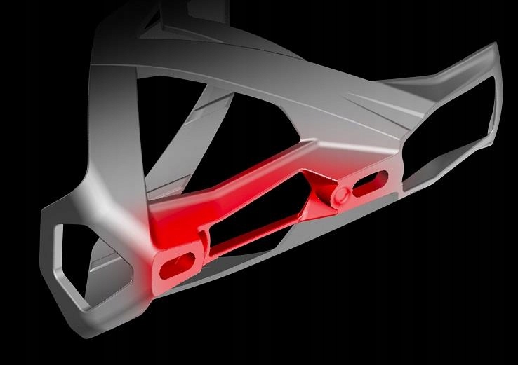 KOSZYK BIDONU RACEONE ZIKO CZARNO-CZERWONY Marka RaceOne