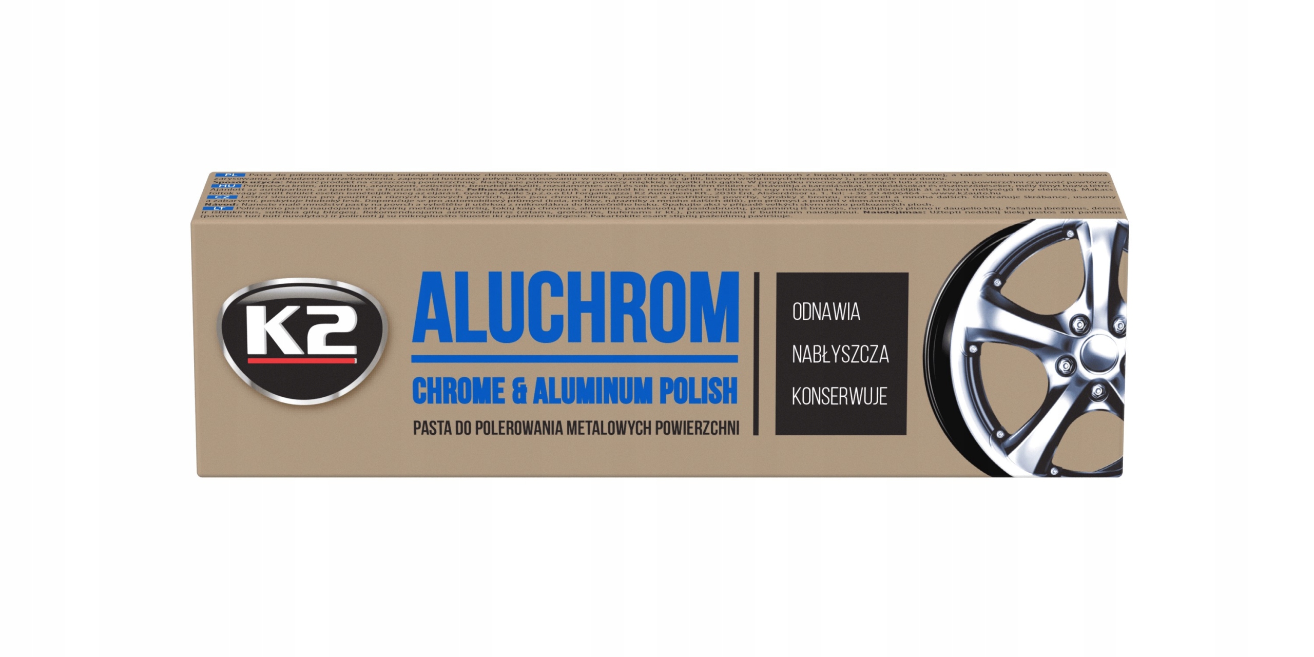 

K2 Aluchrom Pasta Do Chromu I Metali 120g