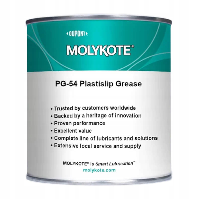 Molykote PG-54 1 kg plastické mazivo na gumu a kov, vysoká účinnosť