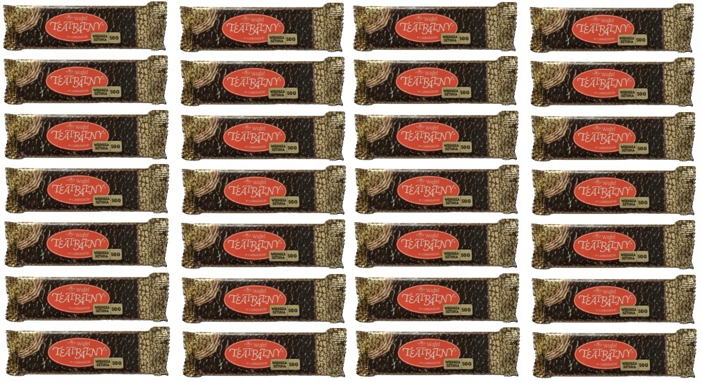 Levně 28 x 50 g Kopernik Divadelní oplatka v čokoládě Karton