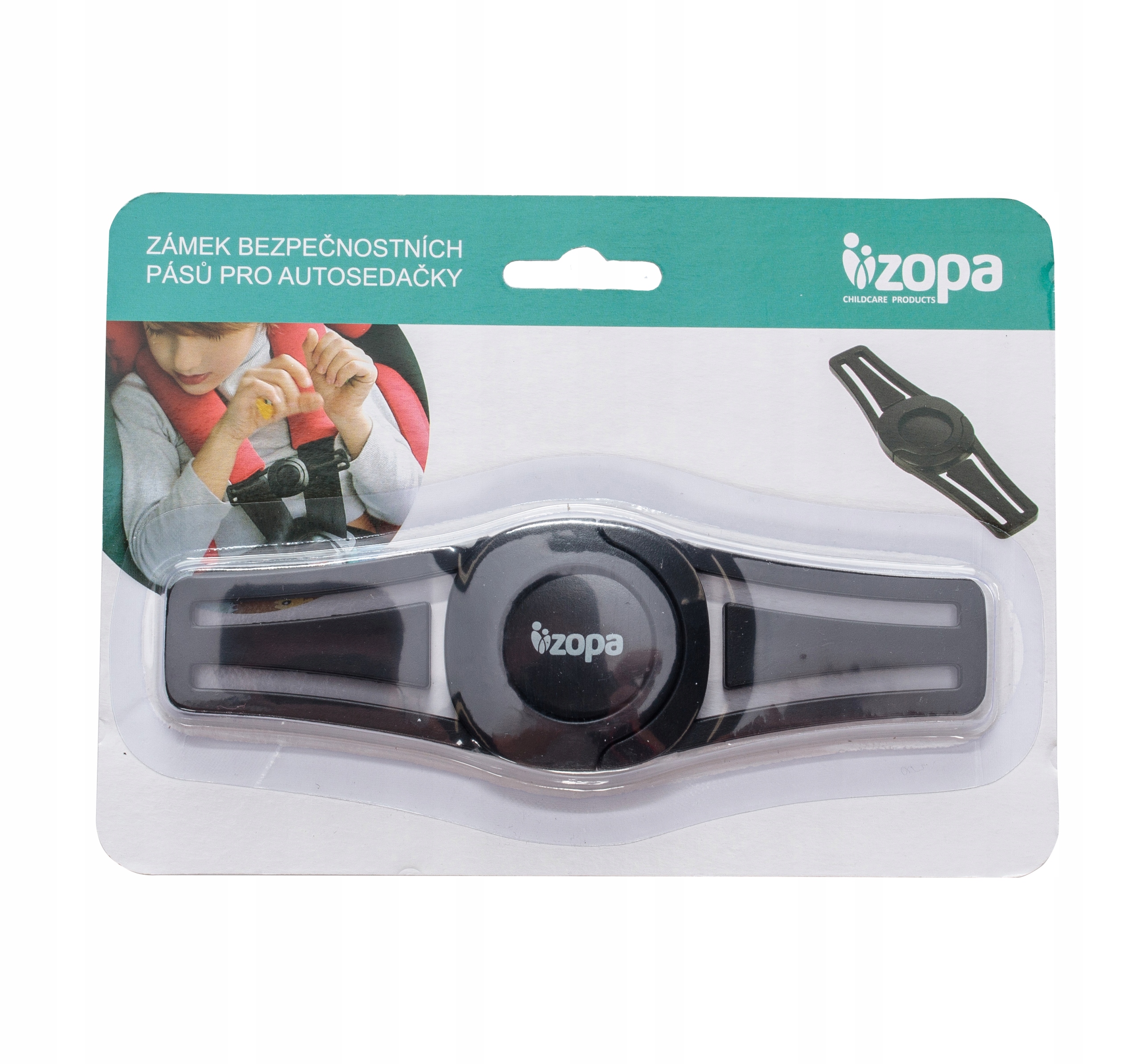 Czarna klamra pasa bezpieczeństwa Zopa EAN (GTIN) 8595114433452