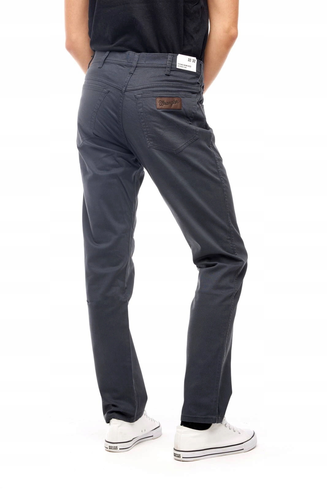 Pánské zúžené kalhoty Wrangler Texas Slim Dark Teal W12SW548V 30/34
