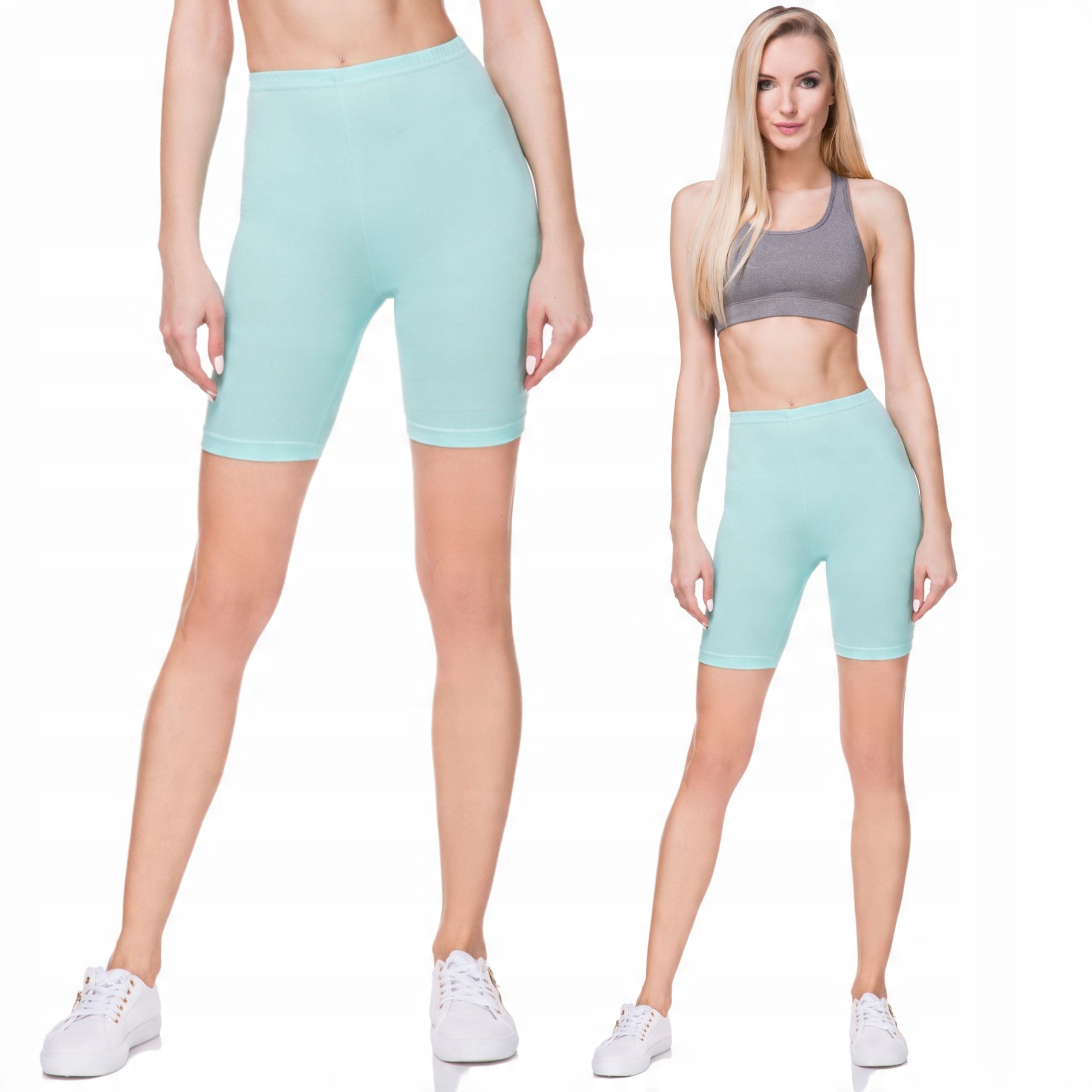 

Legginsy 1/2 Kolarki Damskie Krótkie Getry Lk- M