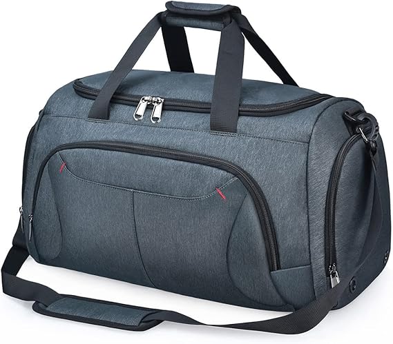 Nubily Torba Sportowa Na Siłownię Weekendowa Szara Duffel 40L