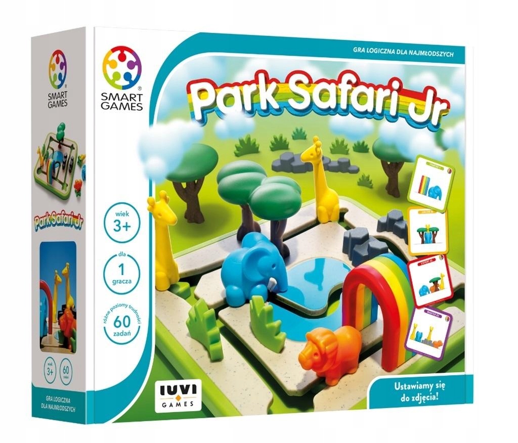 Familijna Gra Planszowa Dla Całej Rodziny Smart Games Park Safari Jr
