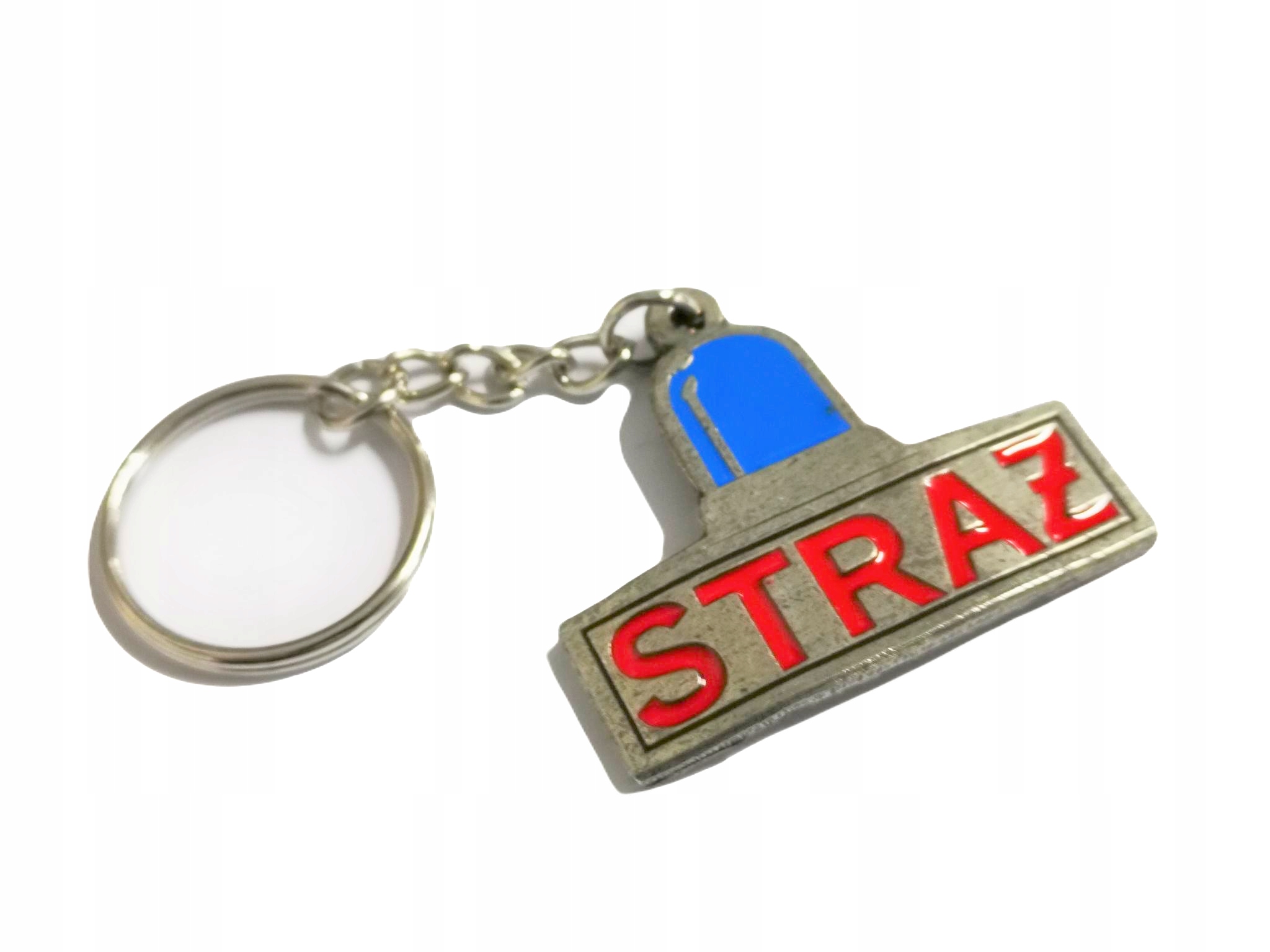 Brelok do kluczy Straż kogut seria Prl breloczek strażacki