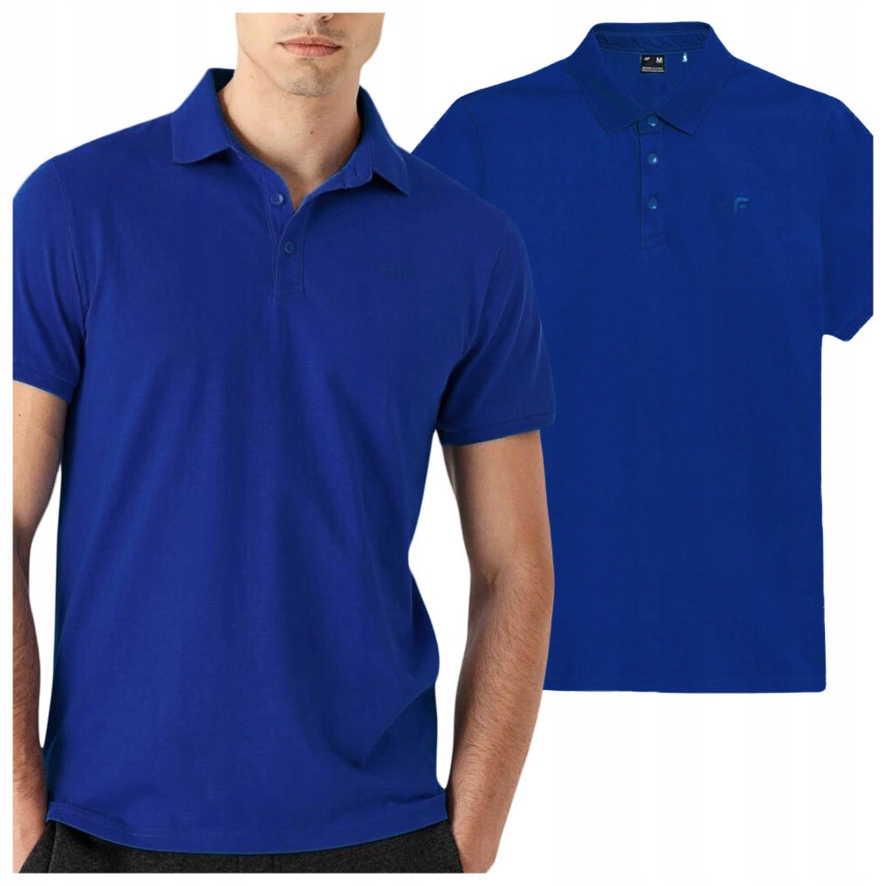 

4F Koszulka Męska Polo TPTSM038 Bawełna Roz XXL