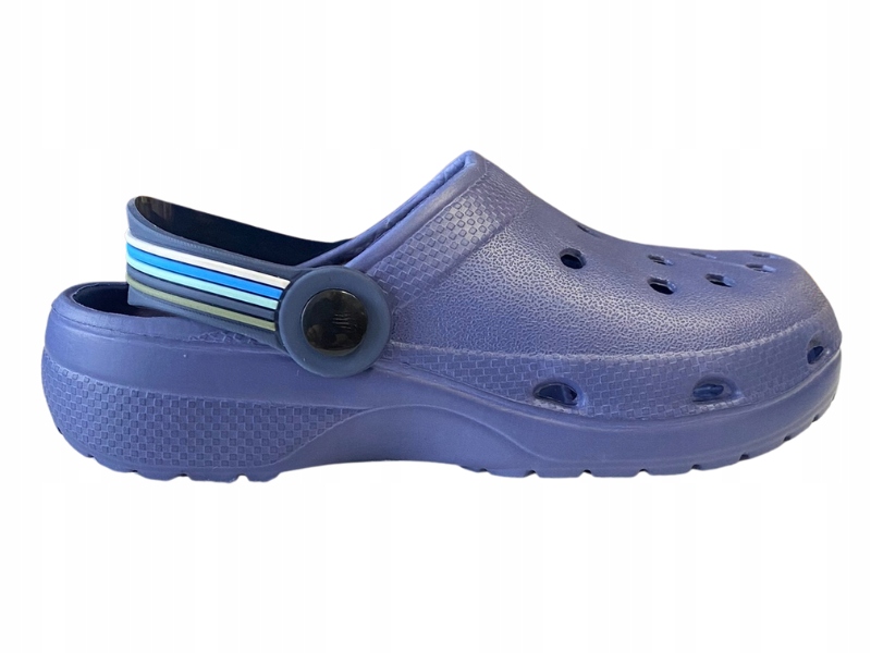 NEWS 5624 KROKSY LEKKIE KLAPKI DZIECIĘCE NA LATO NAVY GRANATOWE R 31 Płeć chłopcy dziewczynki unisex