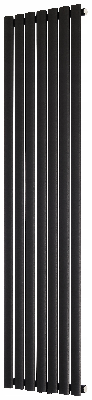 Grzejnik Dekoracyjny Pionowy Luxrad Ring 160x41 cm 778W Czarny Mat Zdc