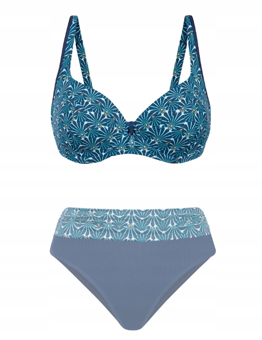 Feba Koupací horní část pro velké poprsí FG04/922 Blue Orient 48E