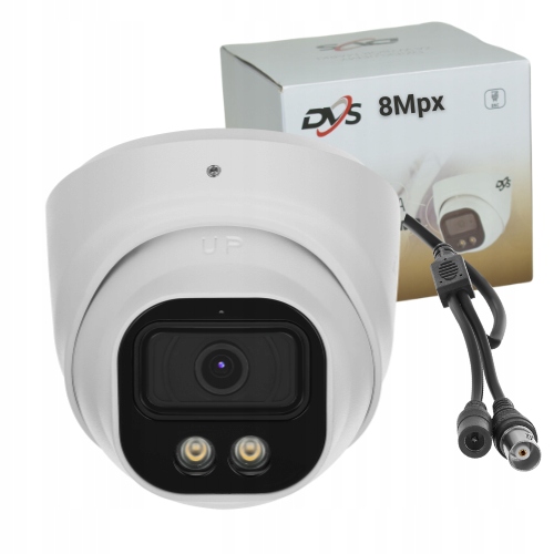 Analogová Kamera Dvs 8MPX 4K, Kopulovité Venkovní Osvětlení, Duální Led Osvětlení