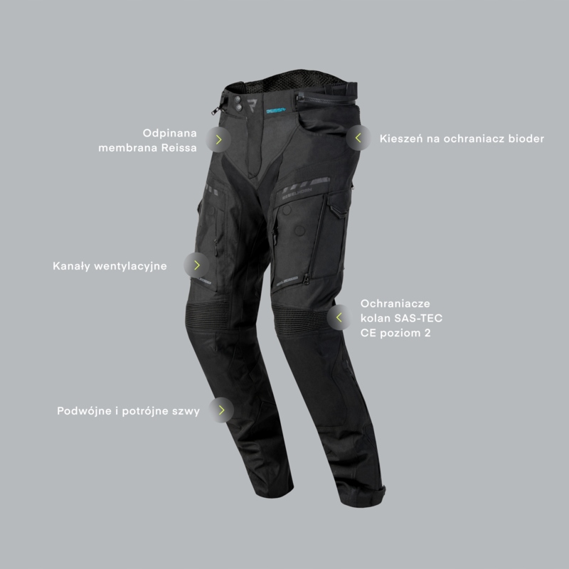 REBELHORN spodnie CUBBY IV black r. 2XL EAN (GTIN) 5905933041920