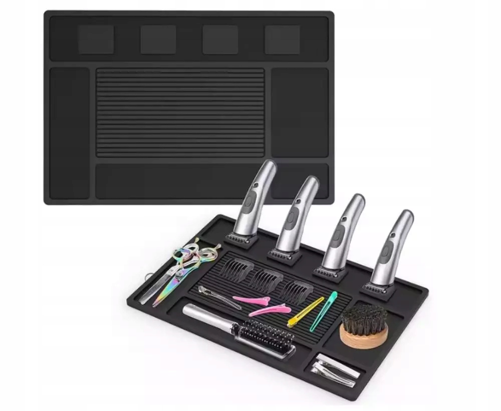 Mata fryzjerska barberska z 4 magnetycznymi uchwytami [wariant Wariant 2]