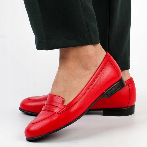 

Czerwone mokasyny damskie T.sokolski 429 Skóra r40