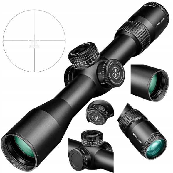 Luneta celownicza Vortex Venom 3-15x44 Ffp 34 mm Ao EBR-7C Moa Mrad