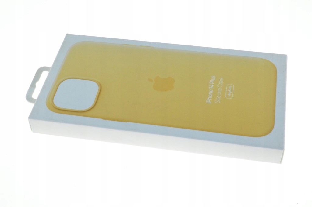 100% Oryginalne Etui Apple silikonowe z MagSafe do iPhone 14 Plus zółty