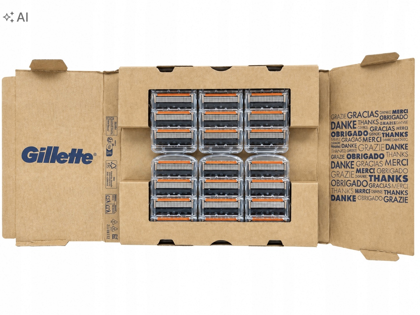 Gillette ProGlide Náplně do holicího strojku 24 ks Defect
