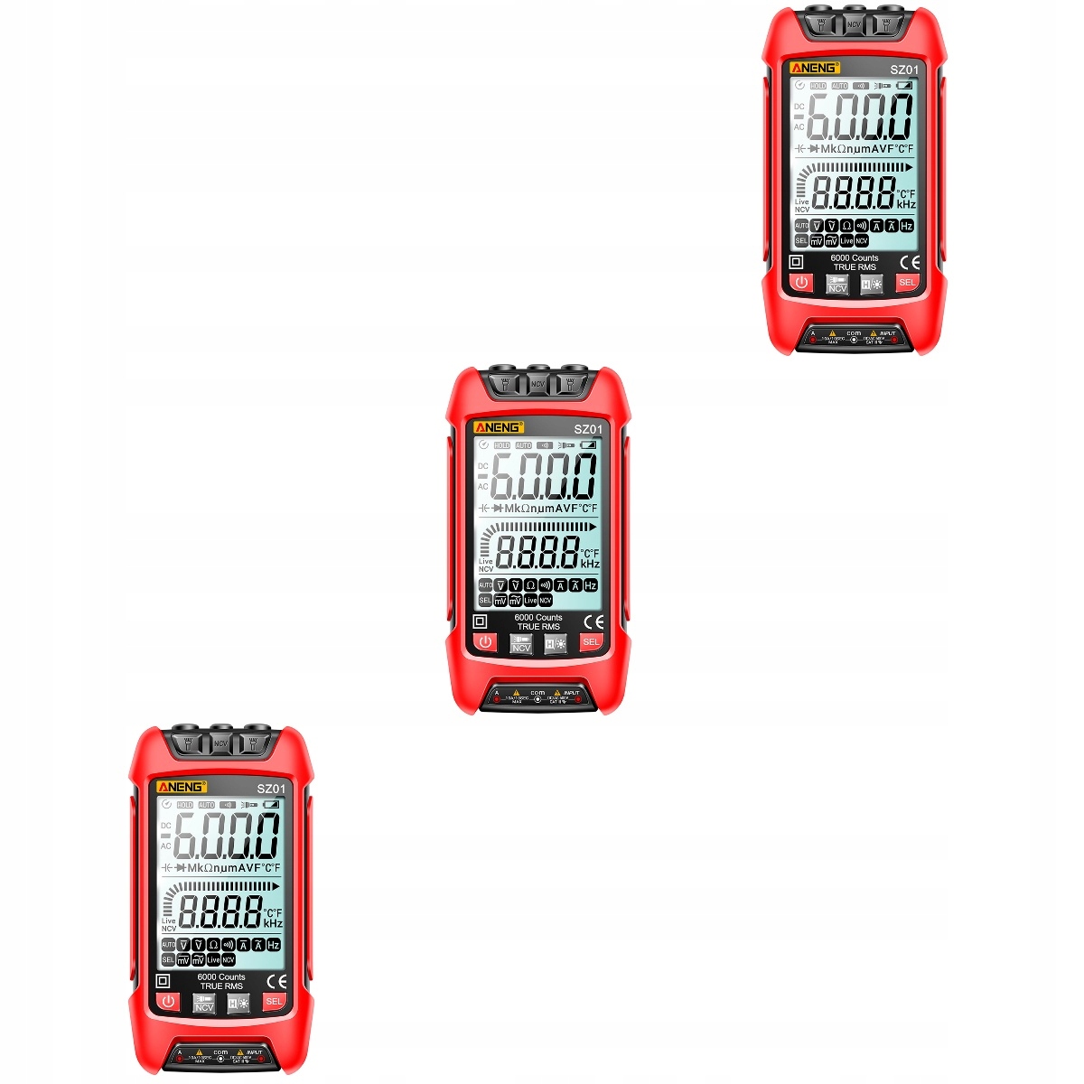 3 шт. Амперметр омметр вольтметр мультиметр тестер