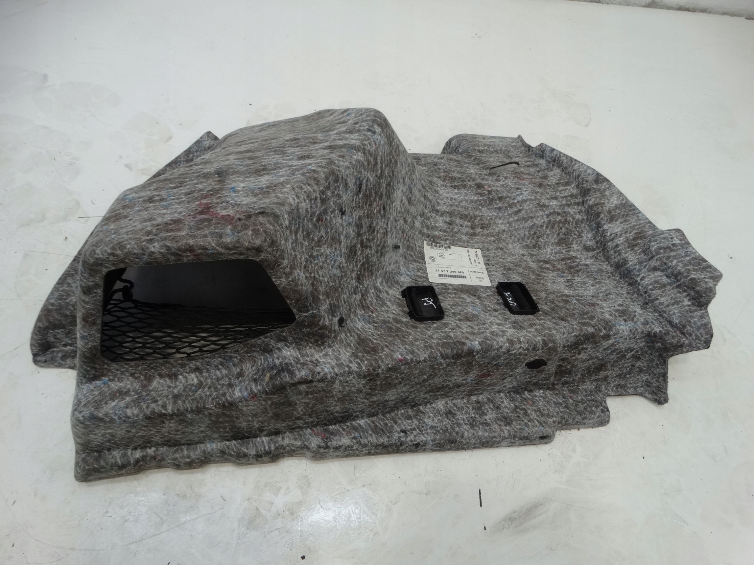 boot upholstery right rear part BMW F20 2013R. 51477249620