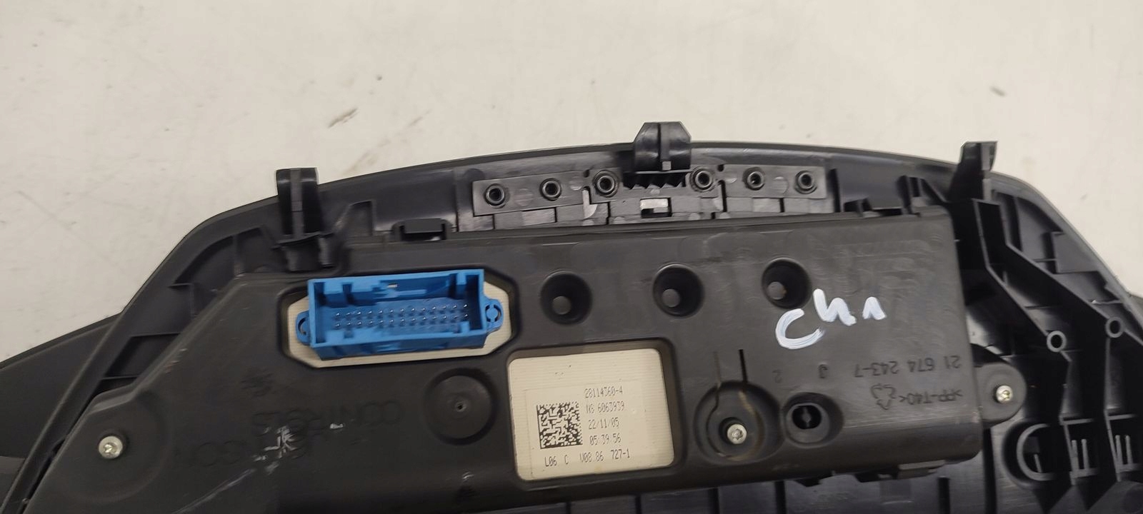 dials Citroen C4 and 1,6 HDI