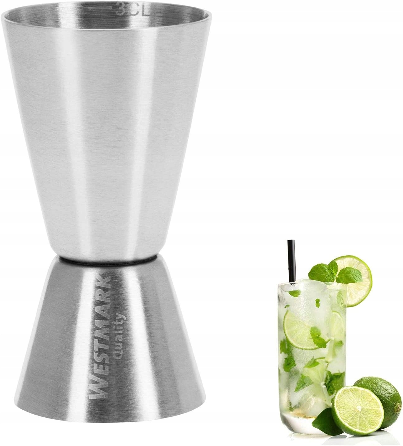 

Westmark Miarka barmańska dwustronna, do drinków