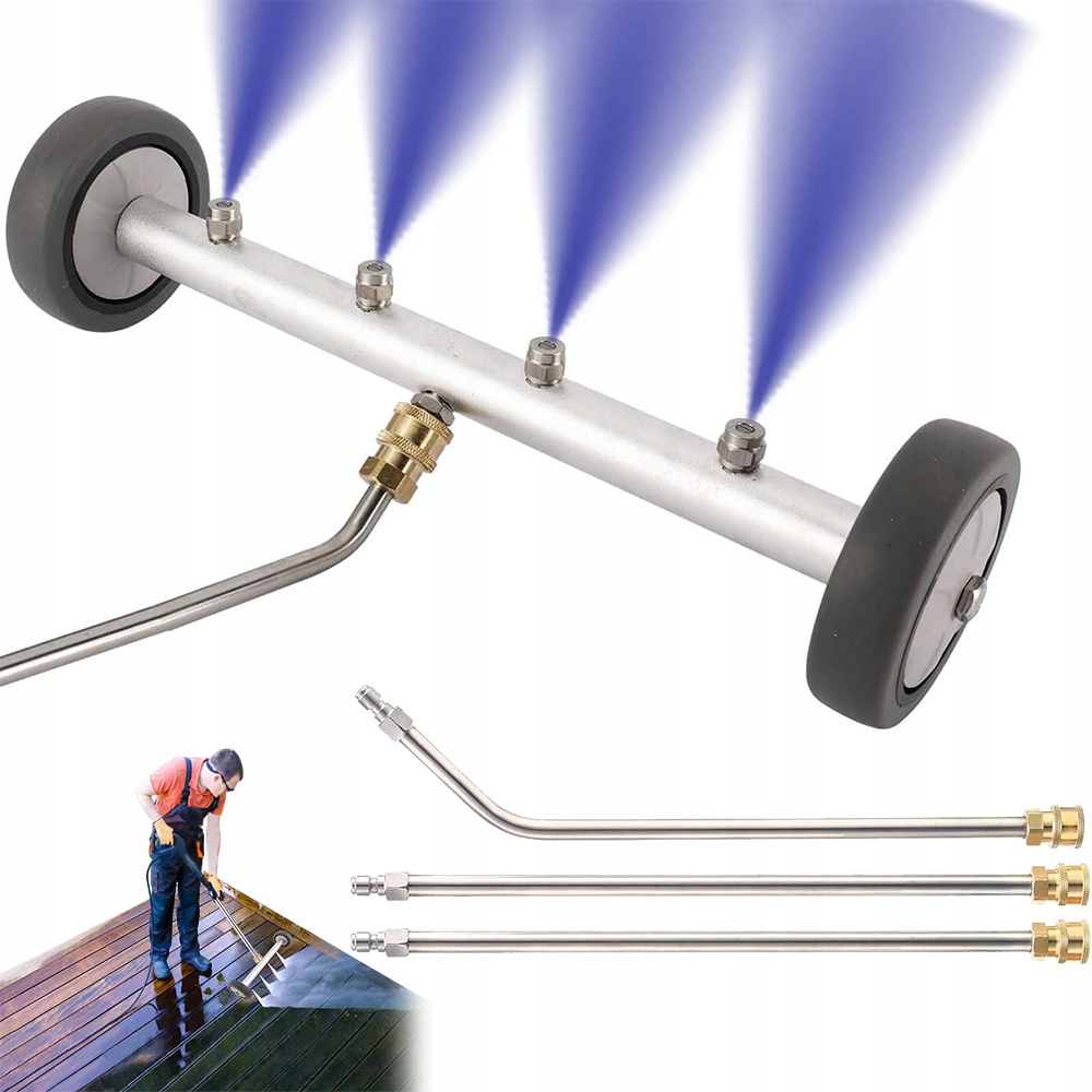 Vysokotlaká Myčka 1500-4000 Psi 4 Trysky Nerezová Ocel