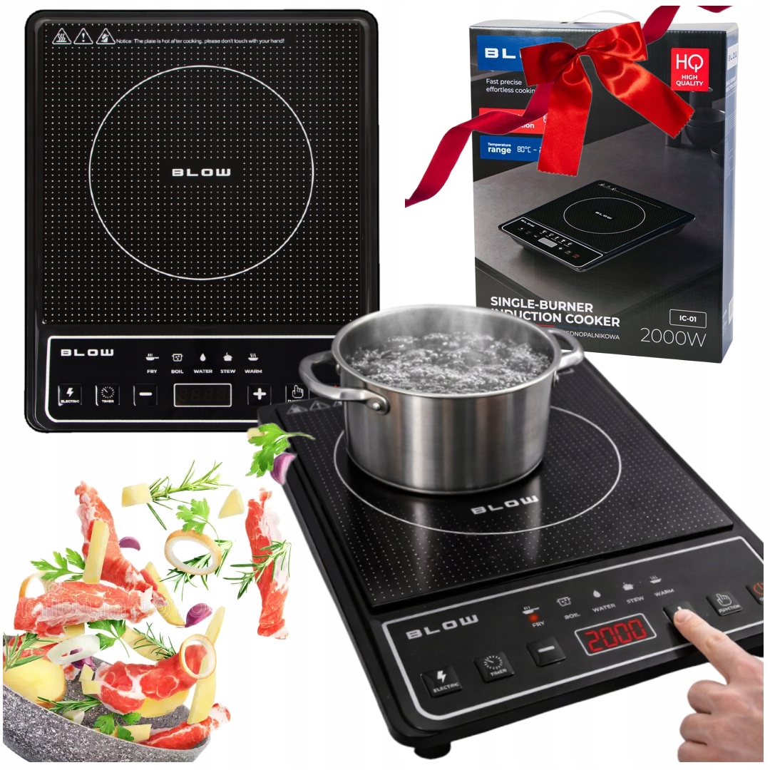 Płyta Indukcyjna Kuchenka Jednopalnikowa Elektryczna Zastępcza Mała Mocna