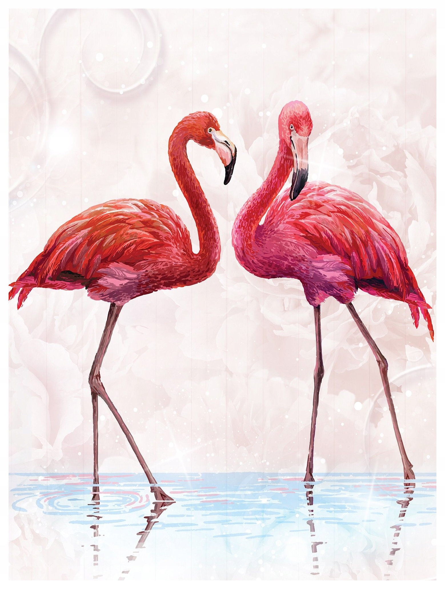 Vliesová fototapeta Plameňáci půvab v růžových odstínech 184x254 lepidlo