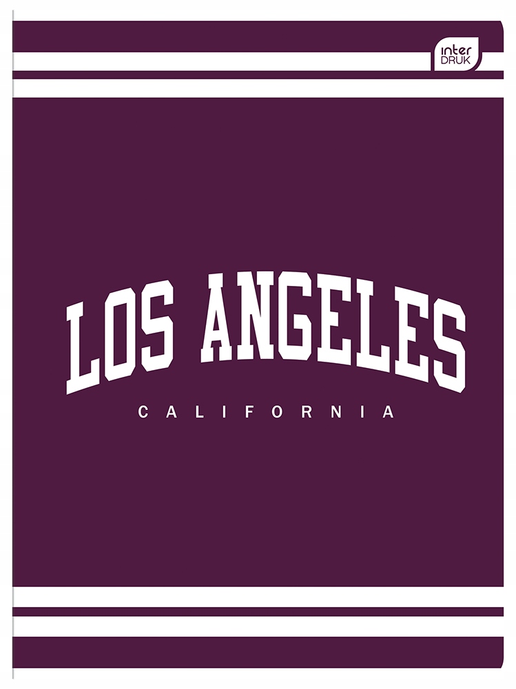 

Zeszyt Interdruk B5-60 Kratka Mat+uv Los Angeles
