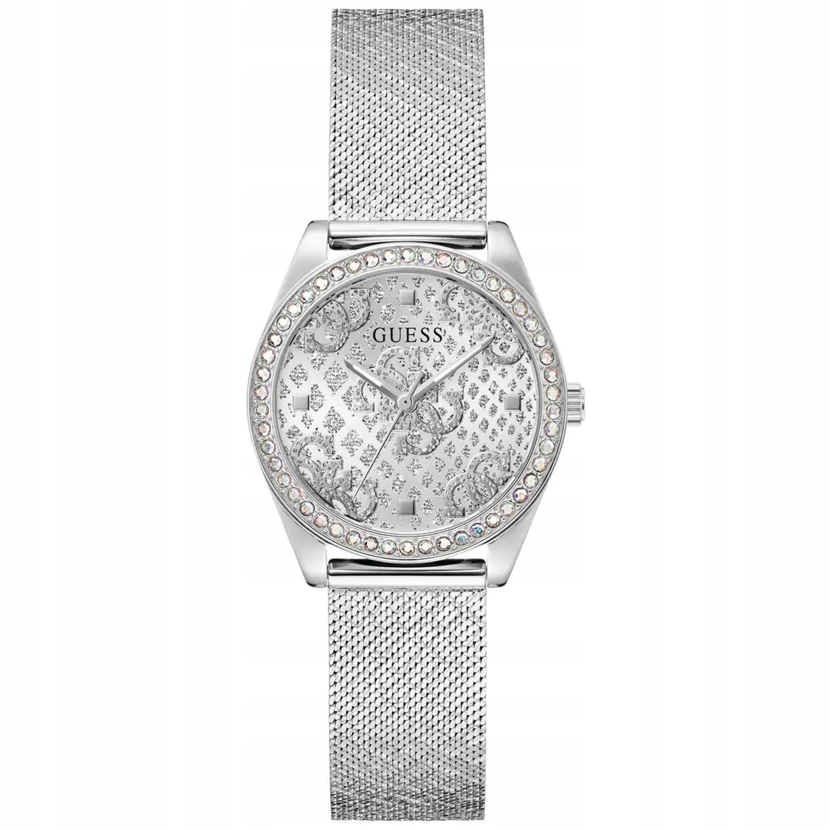 Dámské hodinky Guess GW0748L1 Zirkony stříbrné