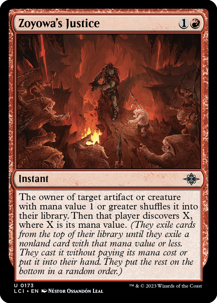MTG 2x Zoyowa's Justice (U)