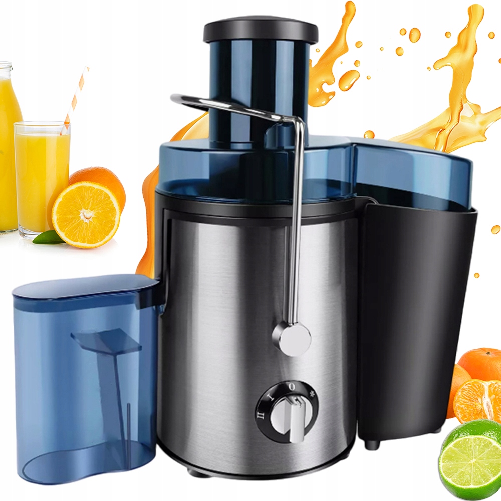 Elektrický Odšťavňovač 500 ML 1000 W S Širokou Nálevkou A Regulací Rychlosti