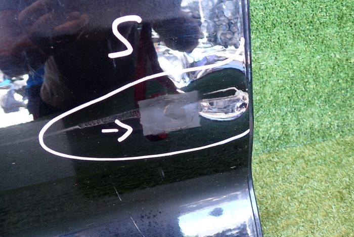 AUDI A5 16- door right rear. rear part