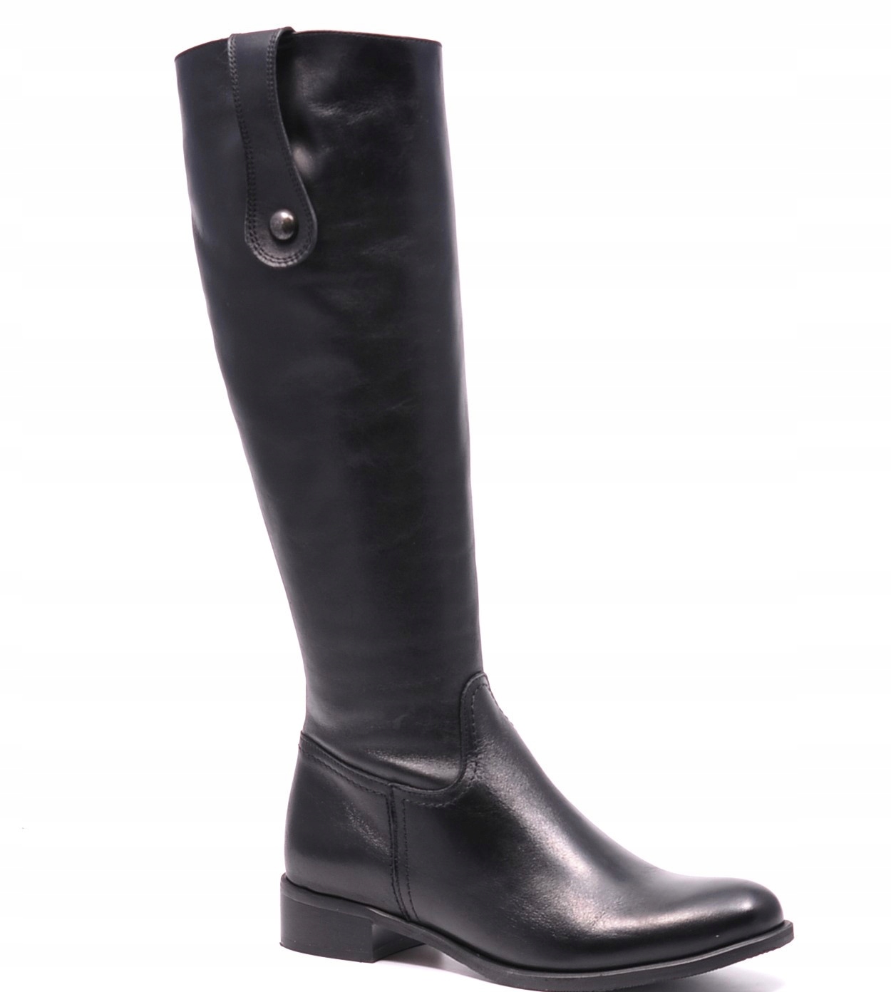 Kozačky Nessi 20010, černé, celozrnné, Velikost 39