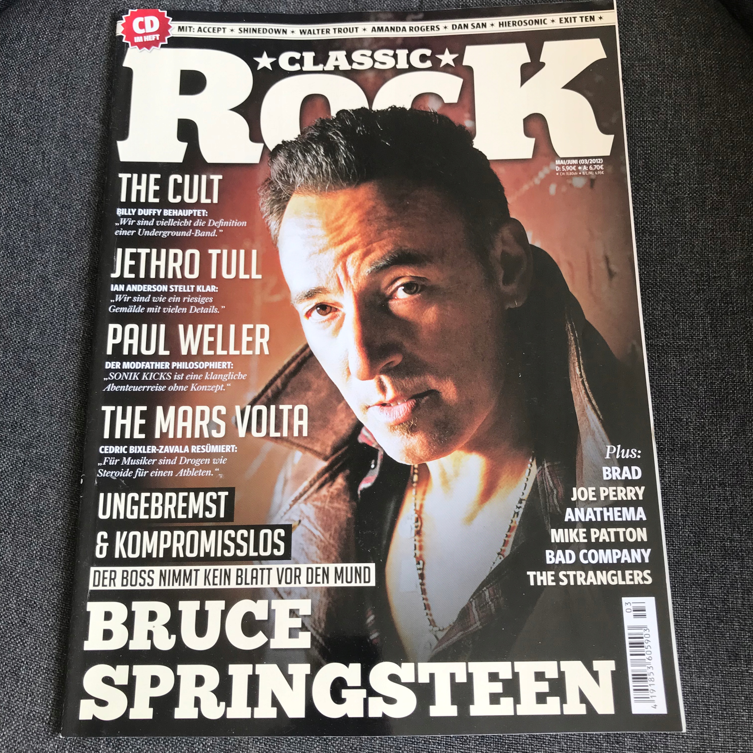 CLASSIC ROCK 3/12 SPRINGSTEEN JETHRO TULL CULT