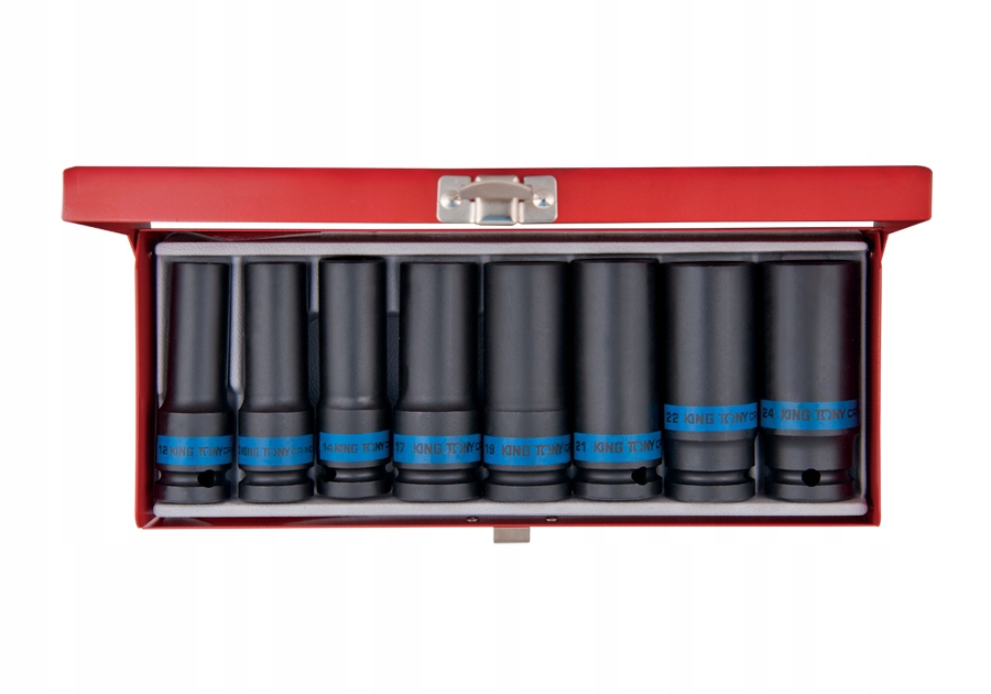 ZESTAW NASADEK UDAROWYCH 1/2" DŁUGIE 6-KĄT 12-23MM