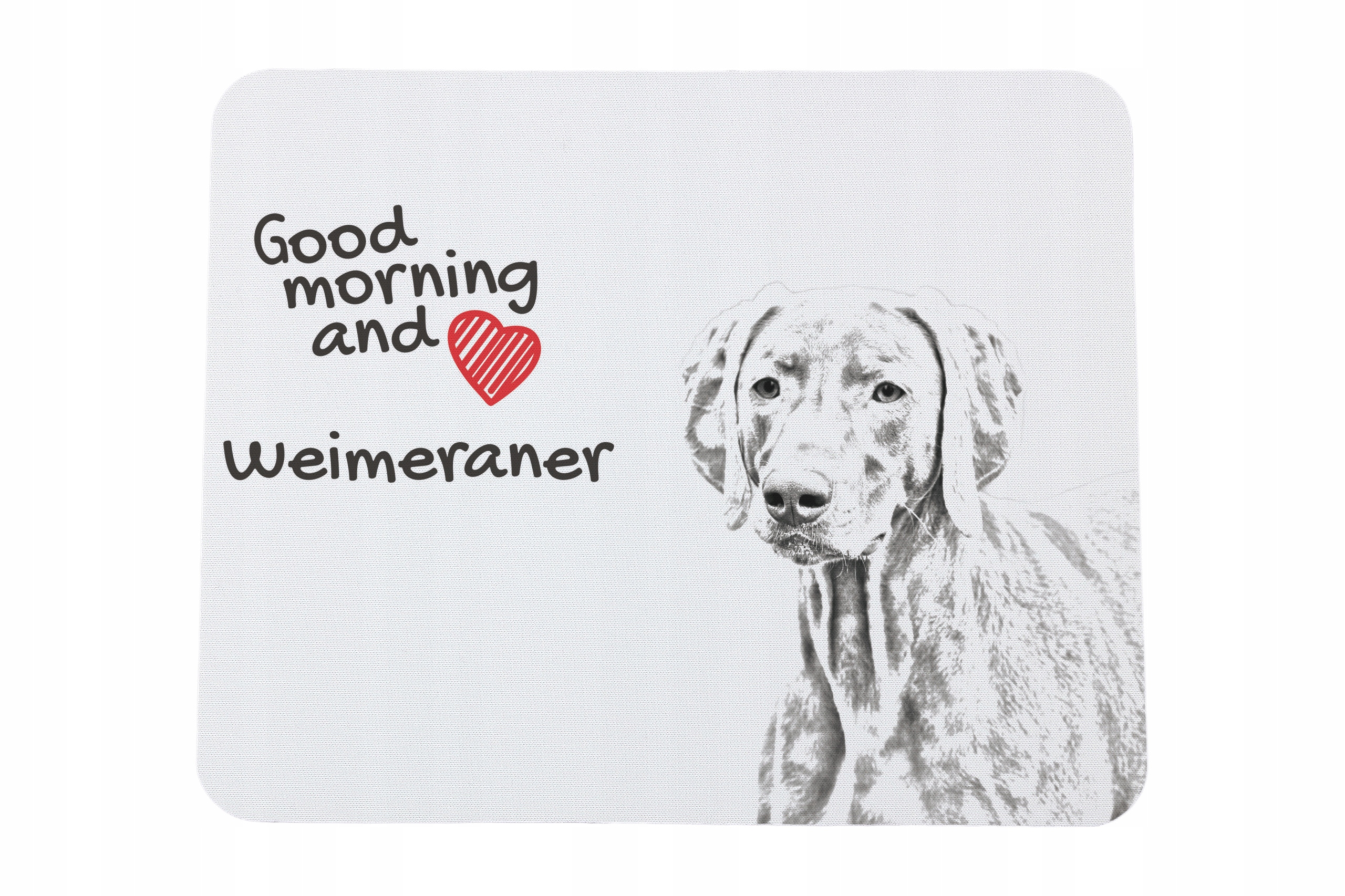 Wyżeł weimarski, Weimaraner podkładka pod myszkę z nadrukiem, personalizo