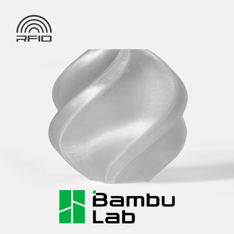 Filament Bambu Lab PETG Translucent 1,75mm 1kg - z szpulą - Clear