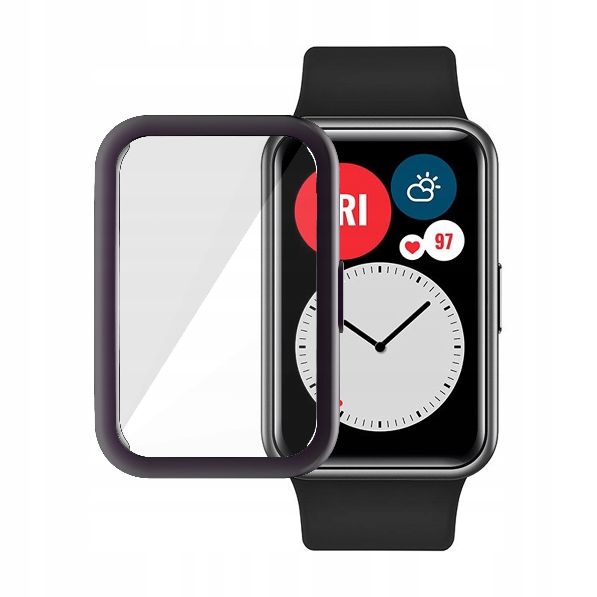 ETUI OCHRONNE DO HUAWEI WATCH FIT CZARNE