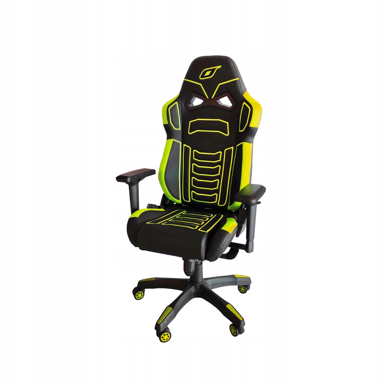 Fotel biurowy Omp Racing Gs-x czarno-żółty.