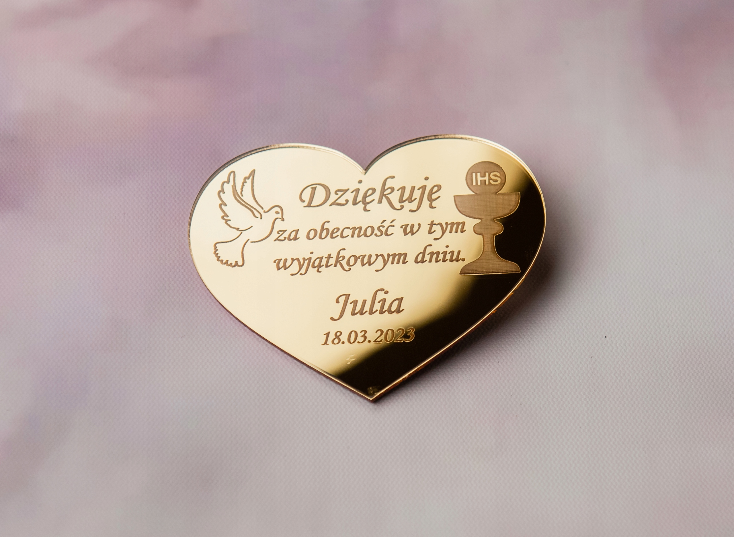 Podziękowania dla gości Magnes komunia MKZ-2 EAN (GTIN) 5905359352631