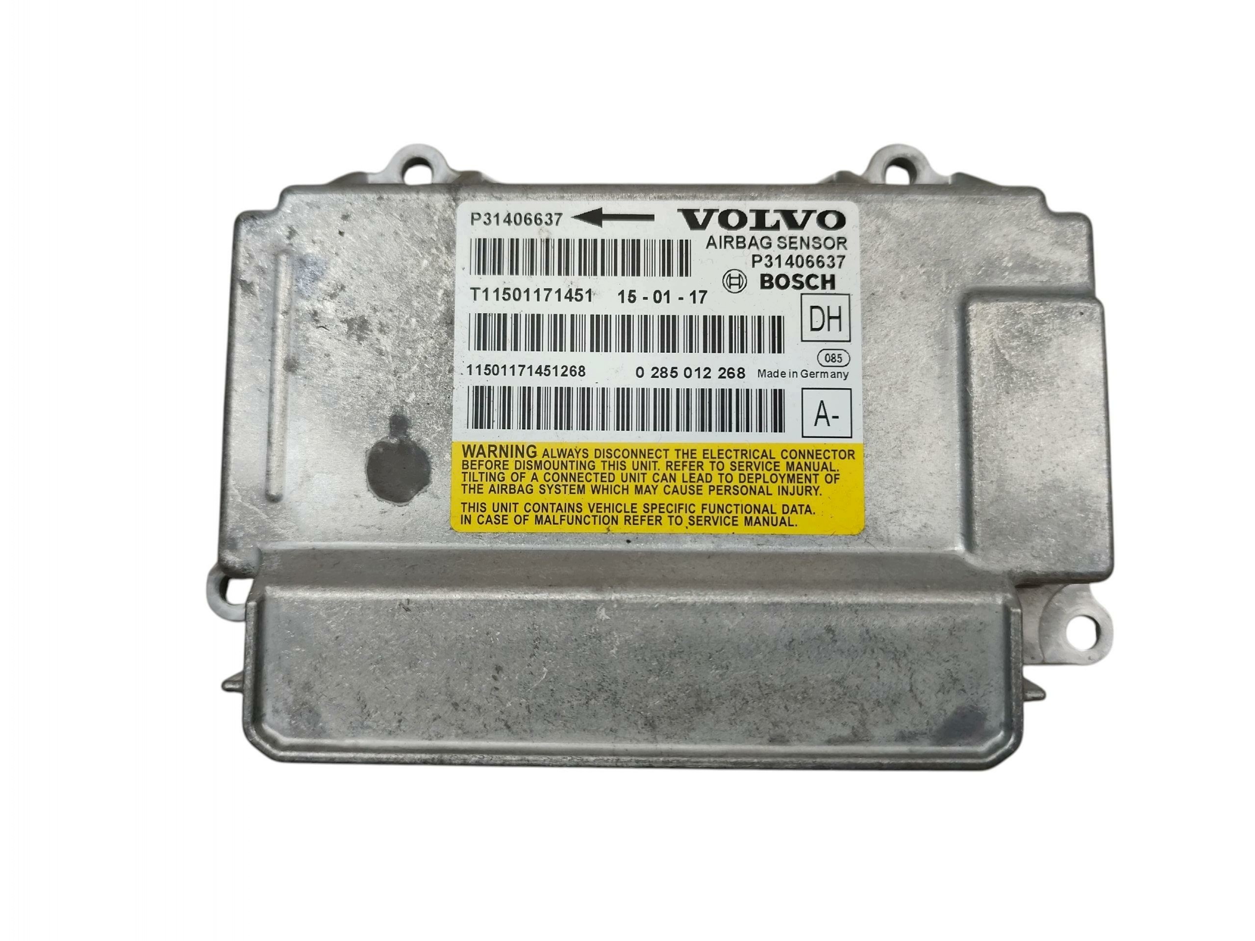 modulo SENSOR airbag VOLVO XC60 e LIFT (2013-2017) P31406637 0285012268