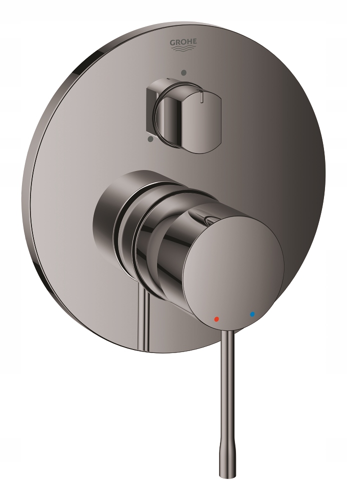 Bateria prysznicowa podtynkowa Grohe Essence 3 wyjścia wody hard graphite