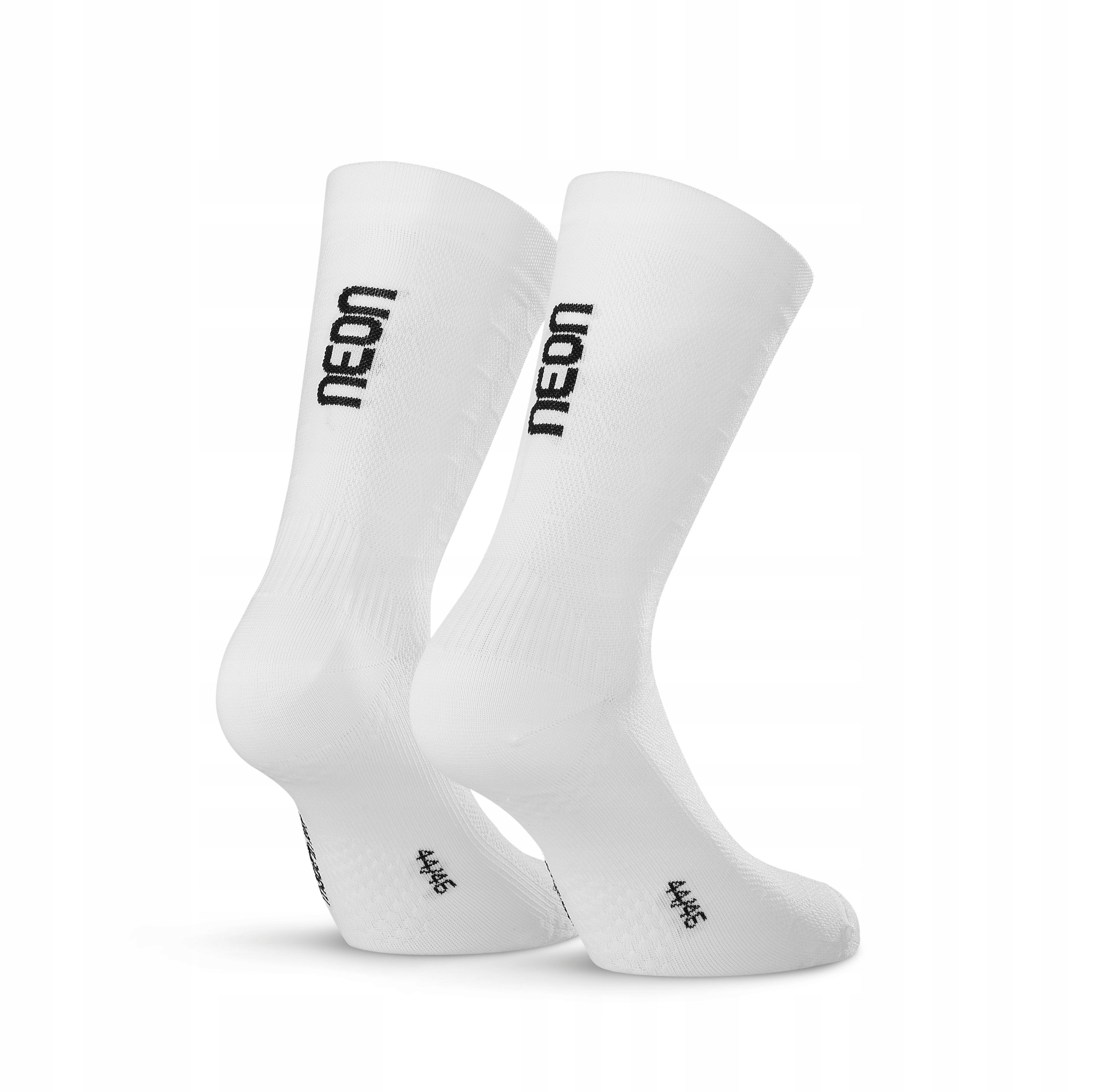 Skarpety Rowerowe Neon 3D Socks White Black Eu 41-43