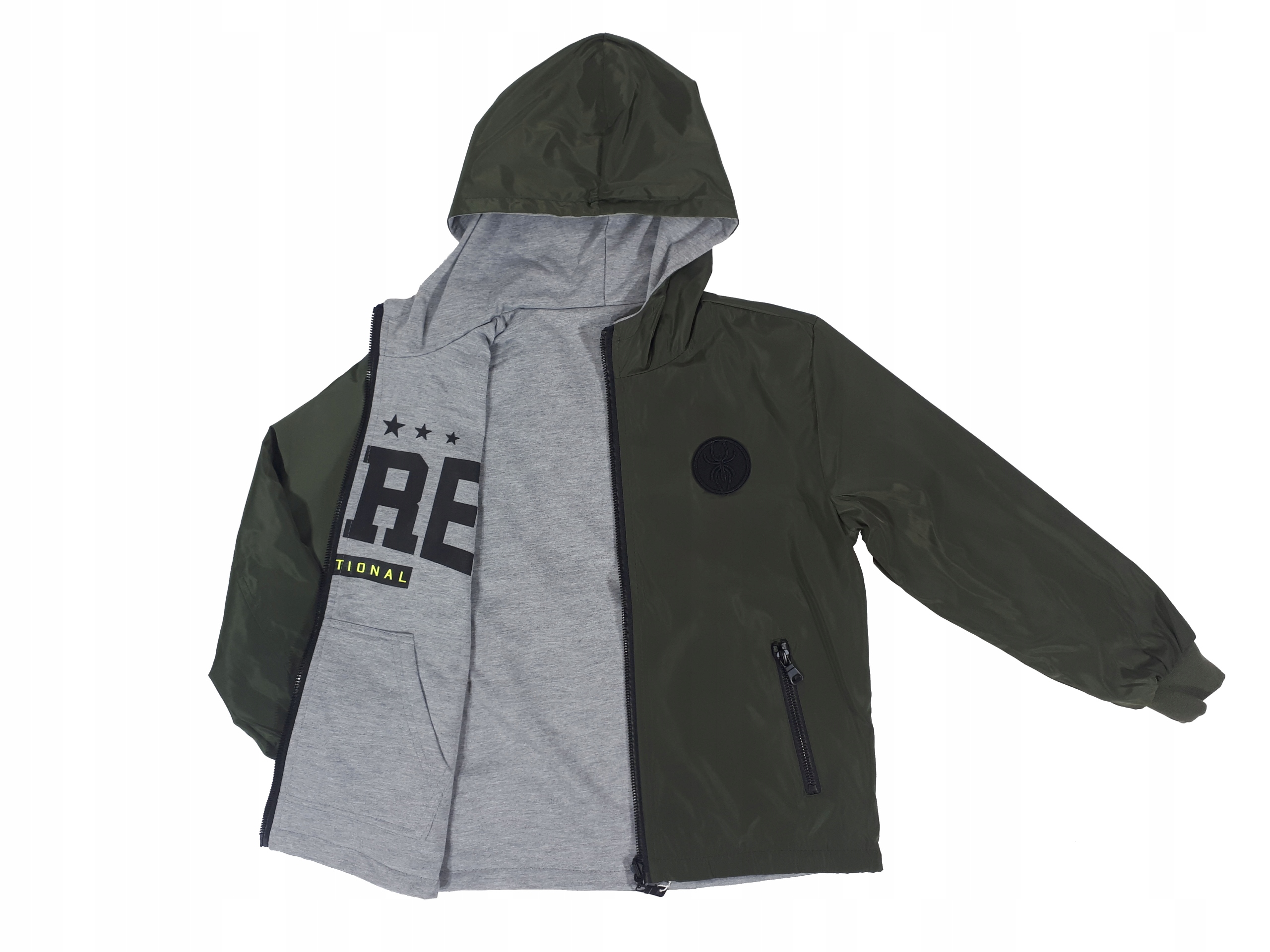 Kurtka chłopięca dwustronna WIOSNA 146/152 (12)