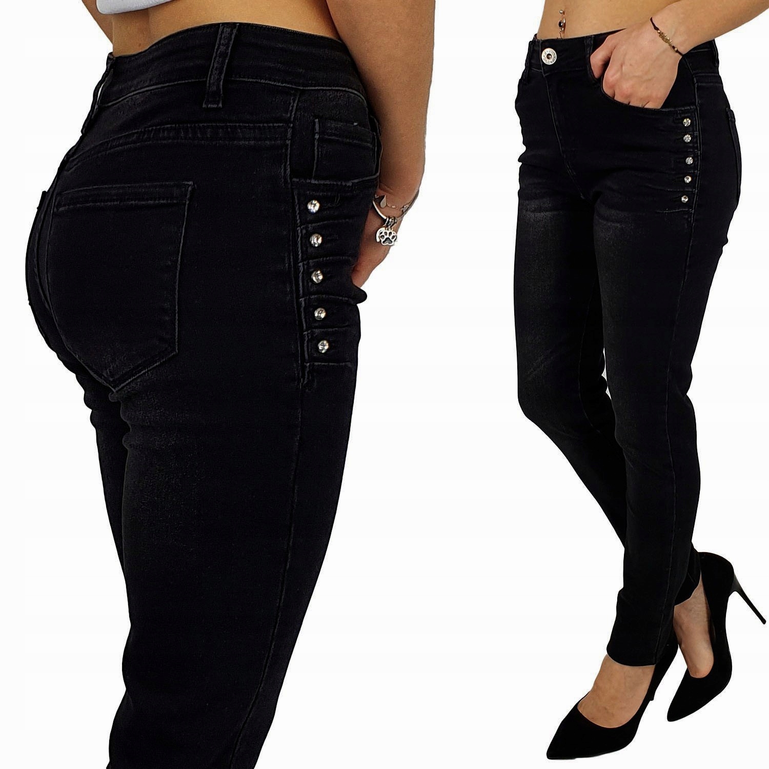 

Klasyczne Damskie Spodnie Wyszczuplające Plus Size