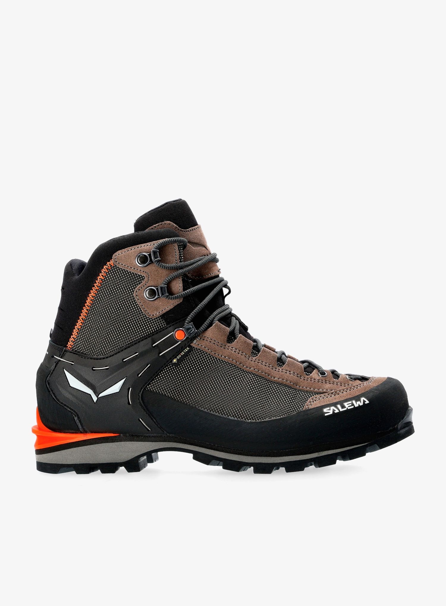 Boty pod poloautomaty Salewa Crow Gtx wallnut/f. orange Uk 9 (43)