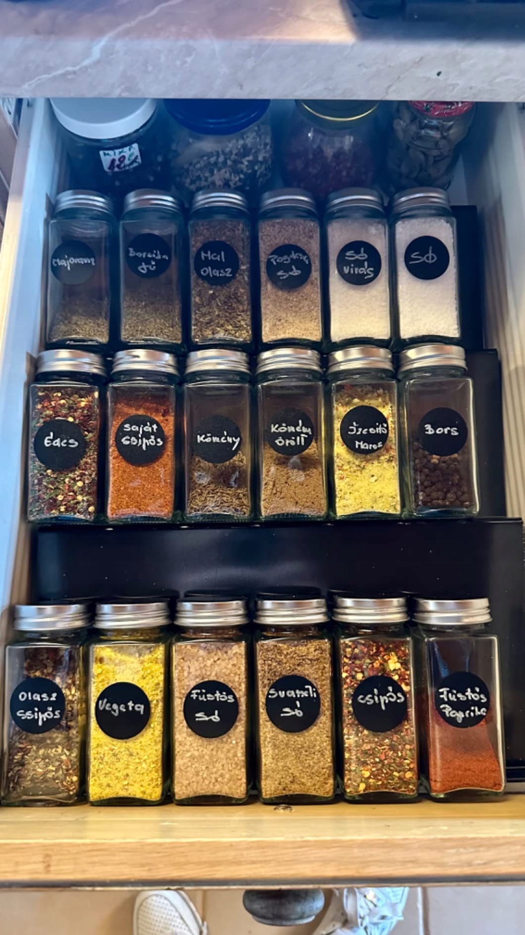 ORGANIZER DO SZUFLADY REGAŁ NA PRZYPRAWY PRZYPRAW Szerokość produktu 41 cm